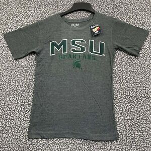 Michigan State Spartans Shirt Youth Medium Gray OVB Short Sleeve‎ New M